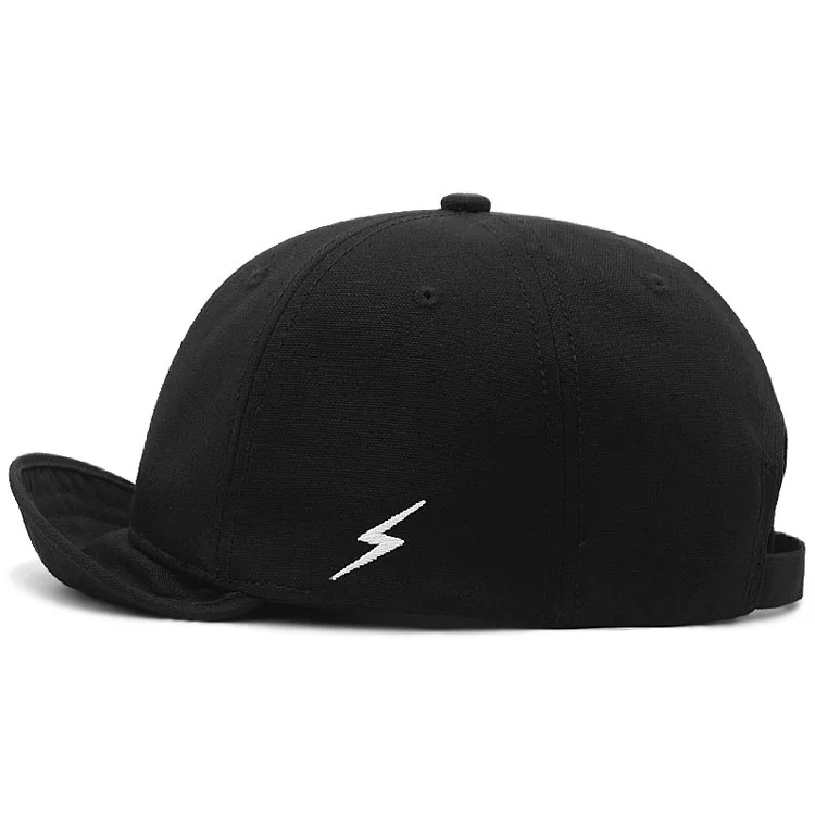 Snap Back Cap Kids Infant Baby Short Brim Snapback Hat Manufacturer Flip Up Brim Unisex Summer Baseball Short Brim Hat