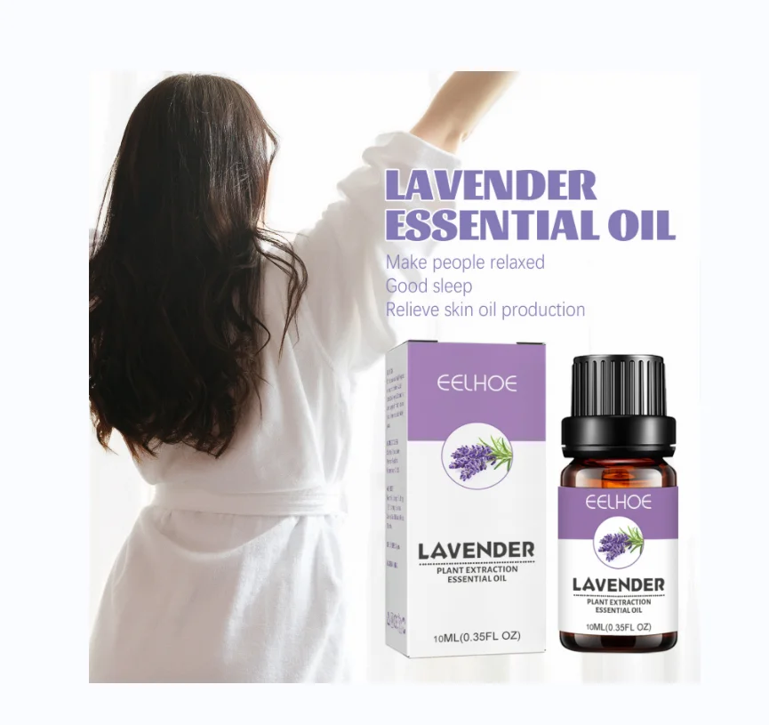 EELHOE OEM ODM Pure Natural Lavender Essential Oil 10ml Wholesale Sleep Essential Oil Relaxing Deep Sleep