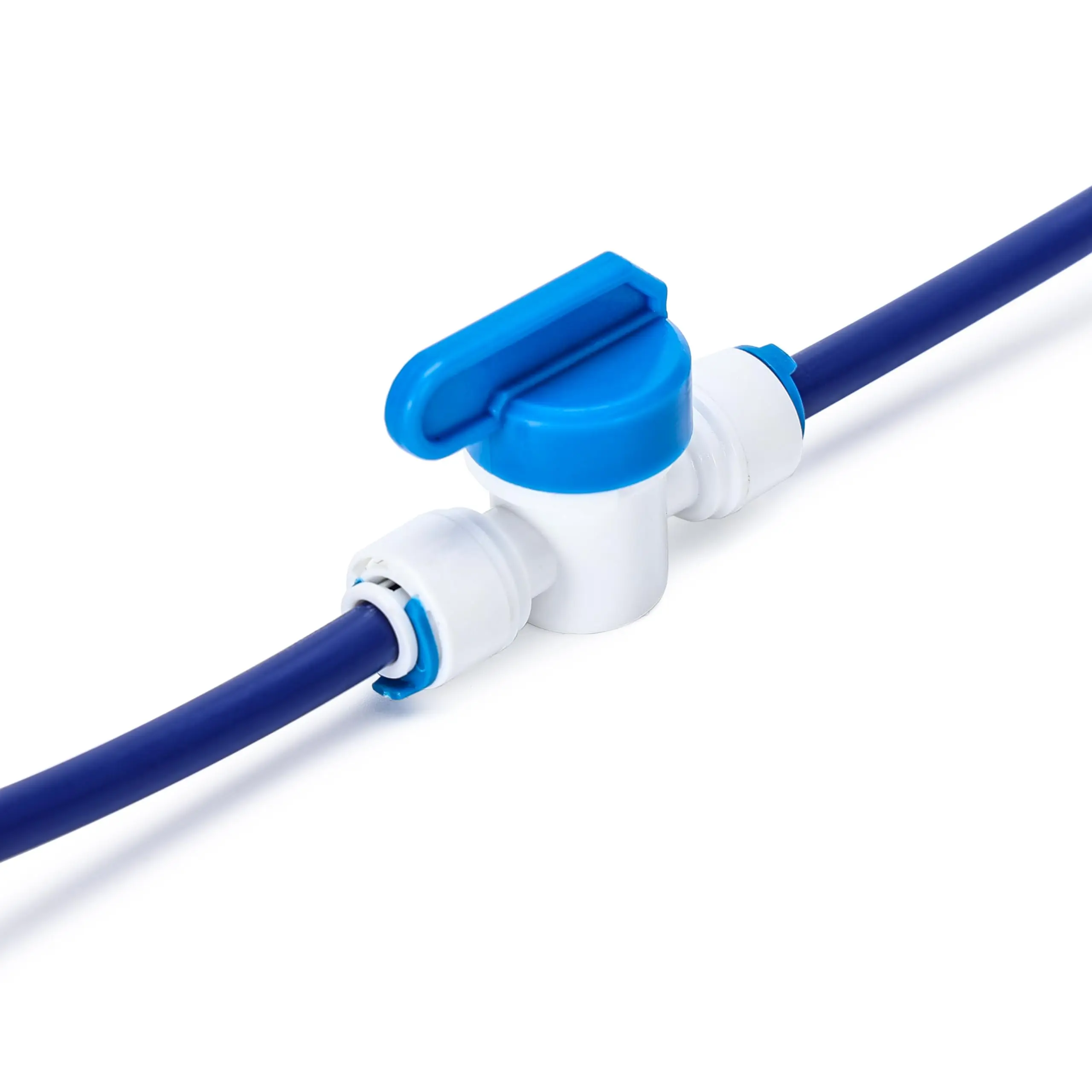 White Pom Stem Plastic Water Quick Fitting for RO Filter