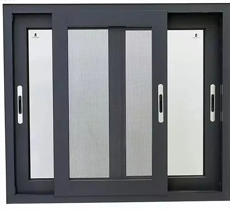 Thermal Insulation Aluminum Casement Windows sliding windows door system Double glass hurricane impact aluminium sliding window