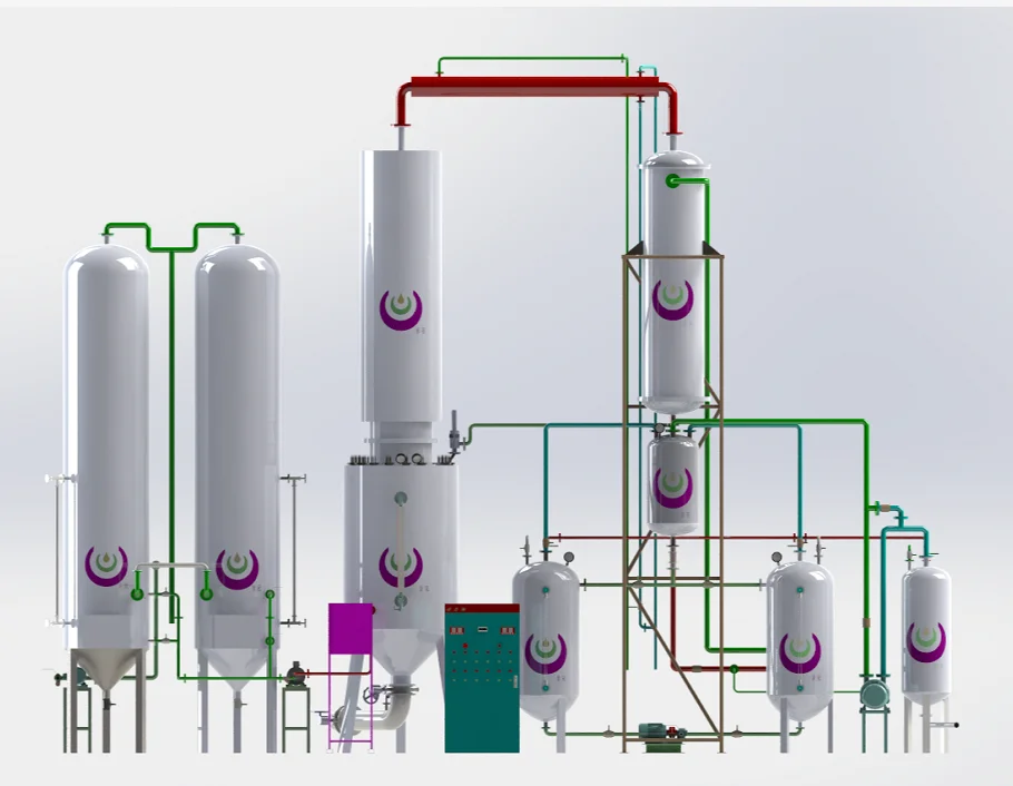 
High tech Waste Tire Oil Refining Plant 