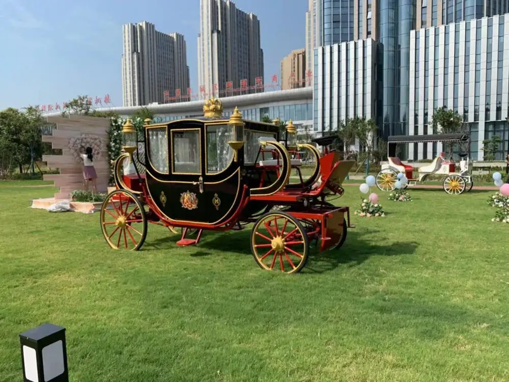 Роскошная романтическая классическая электрическая лошадиная тележка для продажи, производитель конских карет для осмотра достопримечательностей
