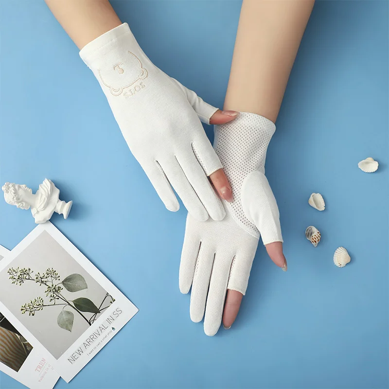 Best sale new style gloves two fingers fitness women gloves