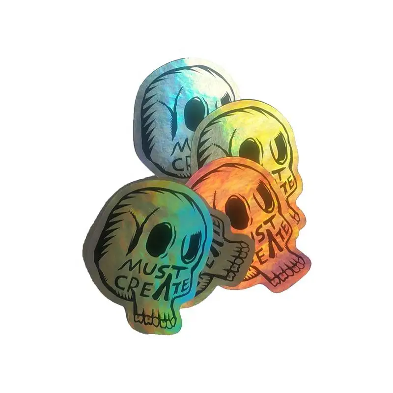 Custom Make Label Hologram Sticker Logo Printing Security Laser Holographic Label Sticker Vinyl Adhesive Sticker