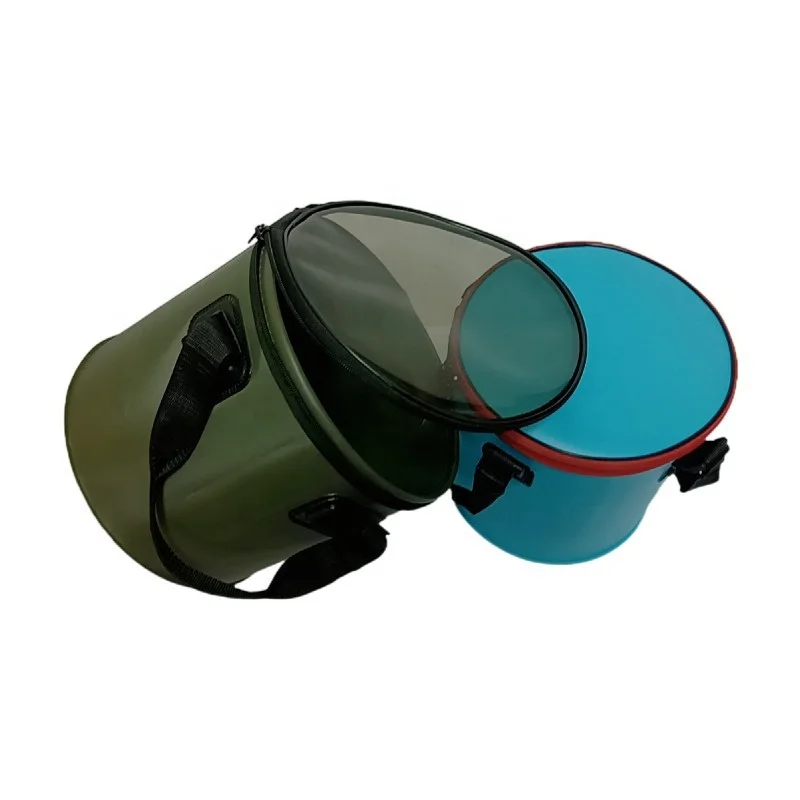 Easy carry fashion popular round EVA Fishing Bucket live fish box
