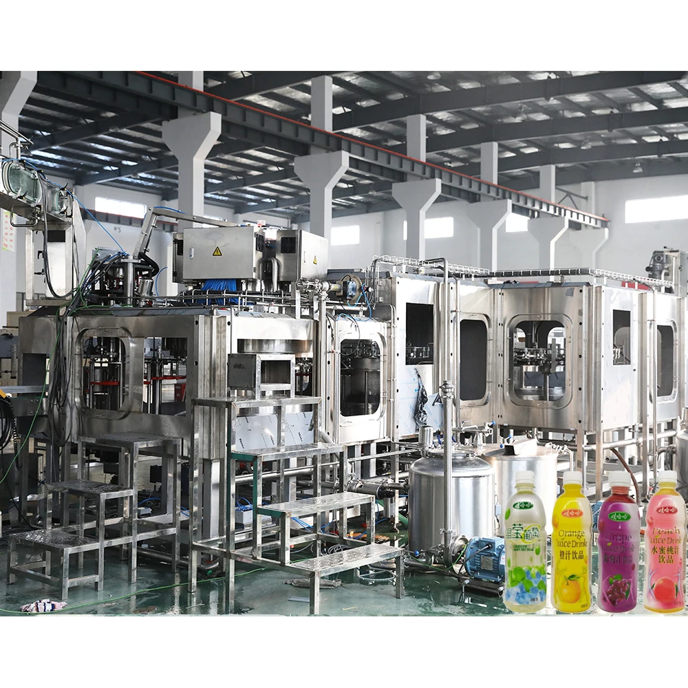 500ML PET Bottle Concentrated Syrup Fruit Juice hot filling machine plant