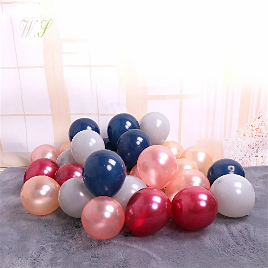 
100pcs 5 Inch Burgundy Avocado Latex Balloons Mini Dark Blue Party Globos Baby Shower Wedding Birthday Decorations Kids Supply 