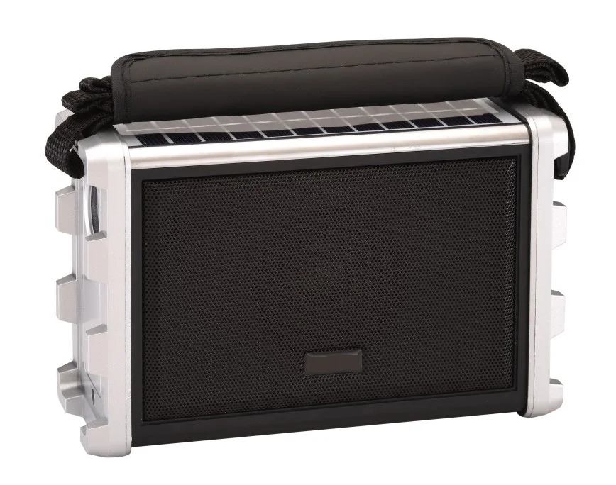 RS-669BTS FM radio with torch light solar panel  blue teeth mp3 speaker