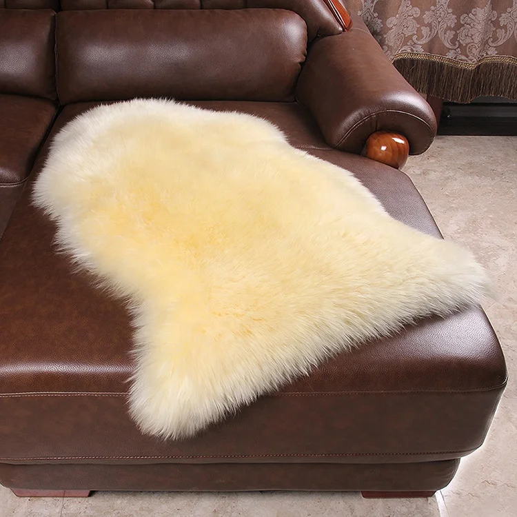 100% Genuine New Zealand Sheepskin Rug Four Pelt Lambskin