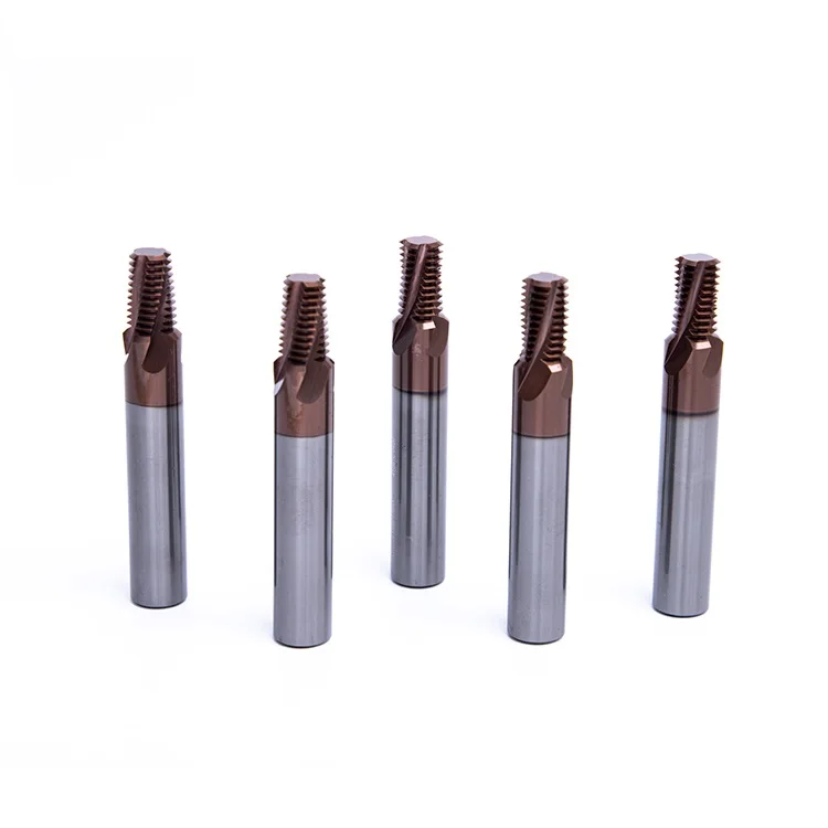 MMT Carbide thread End Mill left helix left cut milling deflection less