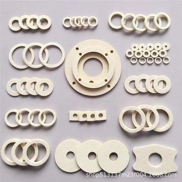 Factory Die Cut Industrial Felt Gasket Mat Wool Felt Washer Seal Shaped Pad Felt Ring