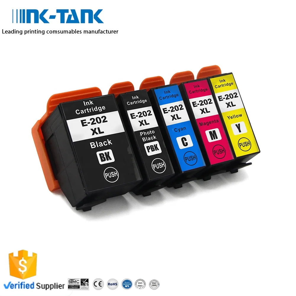 INK-TANK 202XL T202 T202XL Premium Color Compatible Ink Cartridge for Epson Expression Premium XP-6000 XP-6105