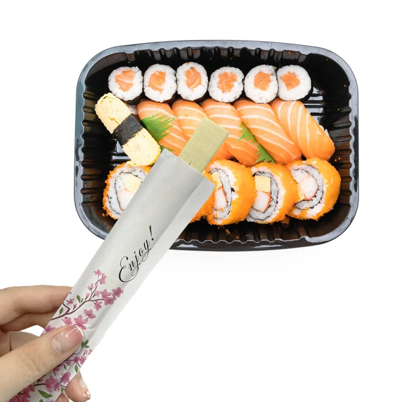 Daily Use High Quality Sushi Disposable Twins Bamboo Chopsticks For Restaurant