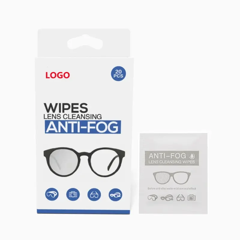 Чистящие влажные салфетки для очков, индивидуальные одноразовые влажные салфетки для рук