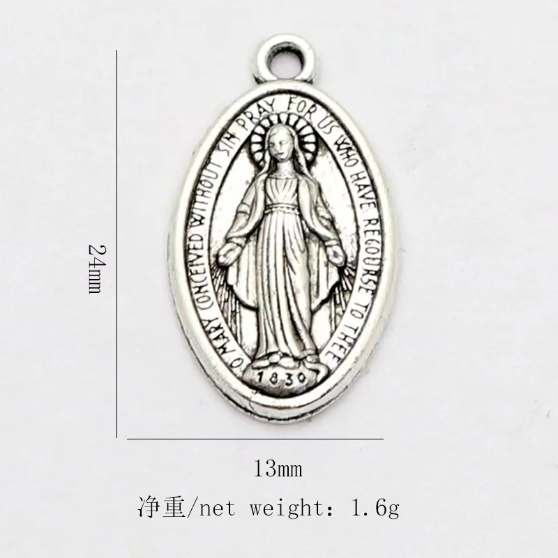 2.4*1.3cm Our Lady Miraculous Medal