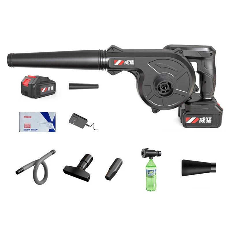 WHAMX 228vf Высокая мощность литиевая батарея Зарядка Электрический вентилятор беспроводной ручной воздуходувка мини пылесос всасывания