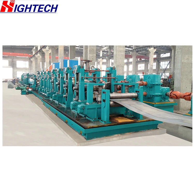 High Frequency Stainless Steel Tube Mill Lines Round Square Pipe Machine Pipe Production Line