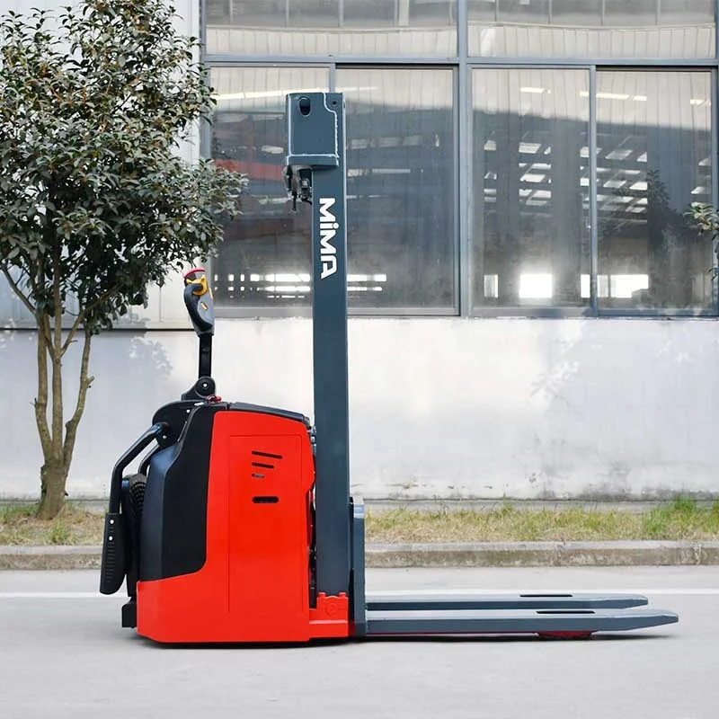
China supplier MiMA electric pallet stacker forklift with factory price 