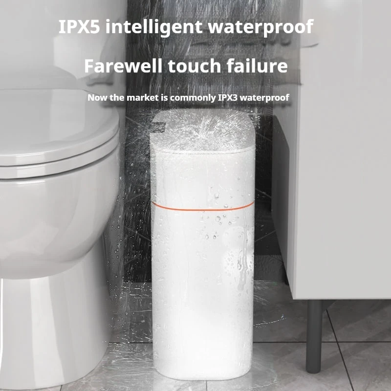 Rechargeable With Three Sensing Methods, Waterproof Smart Trash Can Intelligent Dustbin Smart Rubbish Bin Garbage Can