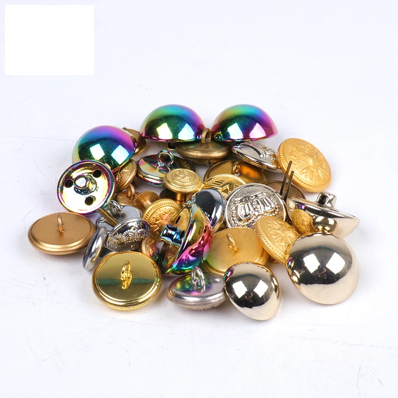 Hot Sale Brass Sewing Buttons Royal Bee Uniform Button Embossed Shank Buttons With Logos
