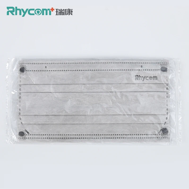 Rhycom graphene antibacterial 3ply disposable earloop face mask