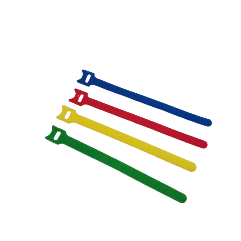 Back To Back Double Side Band Strap Reusable Colorful Hook loop Cable Tie Fastener Tape