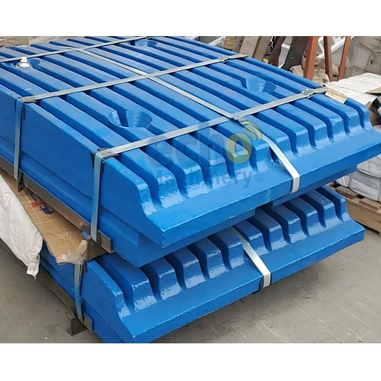 High manganese C12 QJ341 swing and fixed jaw plate for mining,recycling field