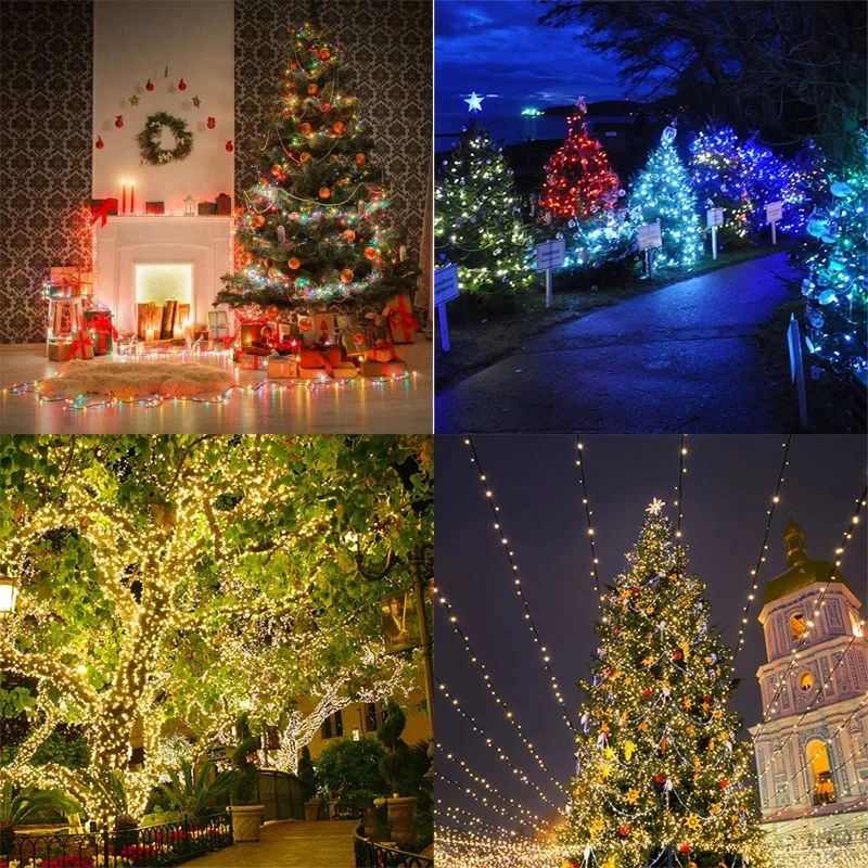 Garland LED String Fairy Holiday Lights 10M 20M 30M 50M Wedding Home Christmas New Year Decoration LED String Lamp