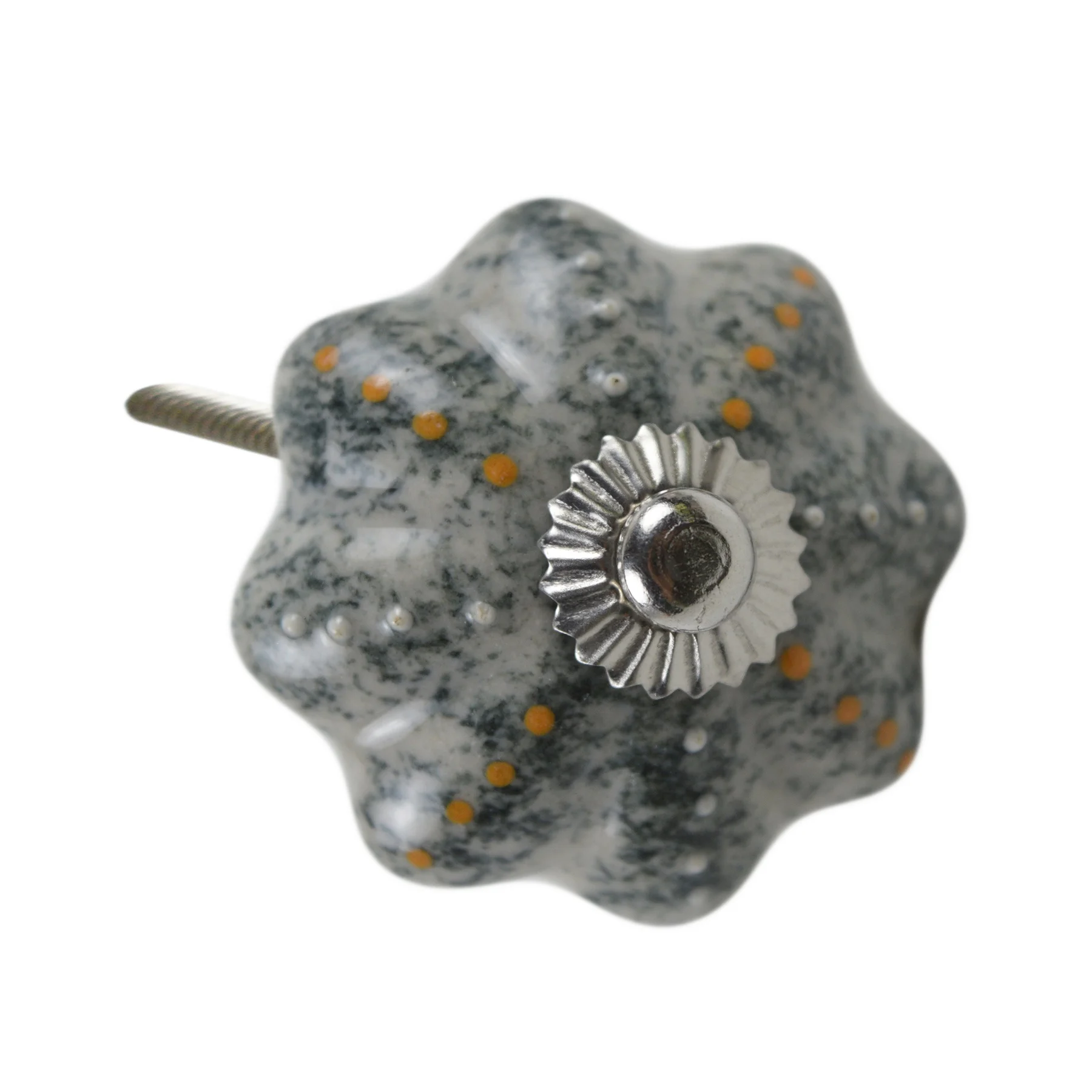 Top Quality Door Pumpkin Knobs Ceramic and Handles Colorful Eye Catching for Perfection of Home Decor comfort Grip