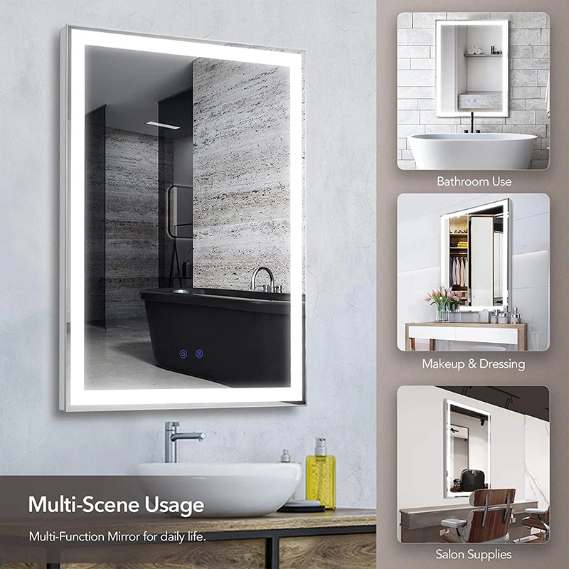 Touch Screen Backlit Smart Led Bathroom Mirror Light