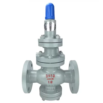 30years factory manufacture pressure reducing valve WCB flange pilot piston type steam pressure reducing valve