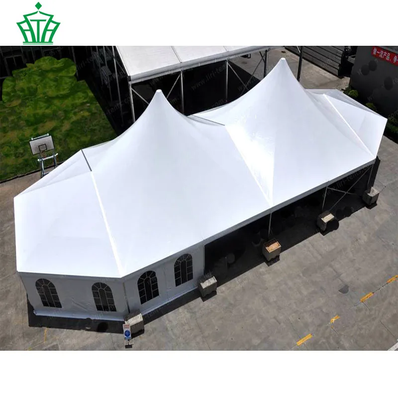 Best Selling Mobile Temporary Building Waterproof White PVC Fabric Shade Mixed Tent for Outdoor Activities