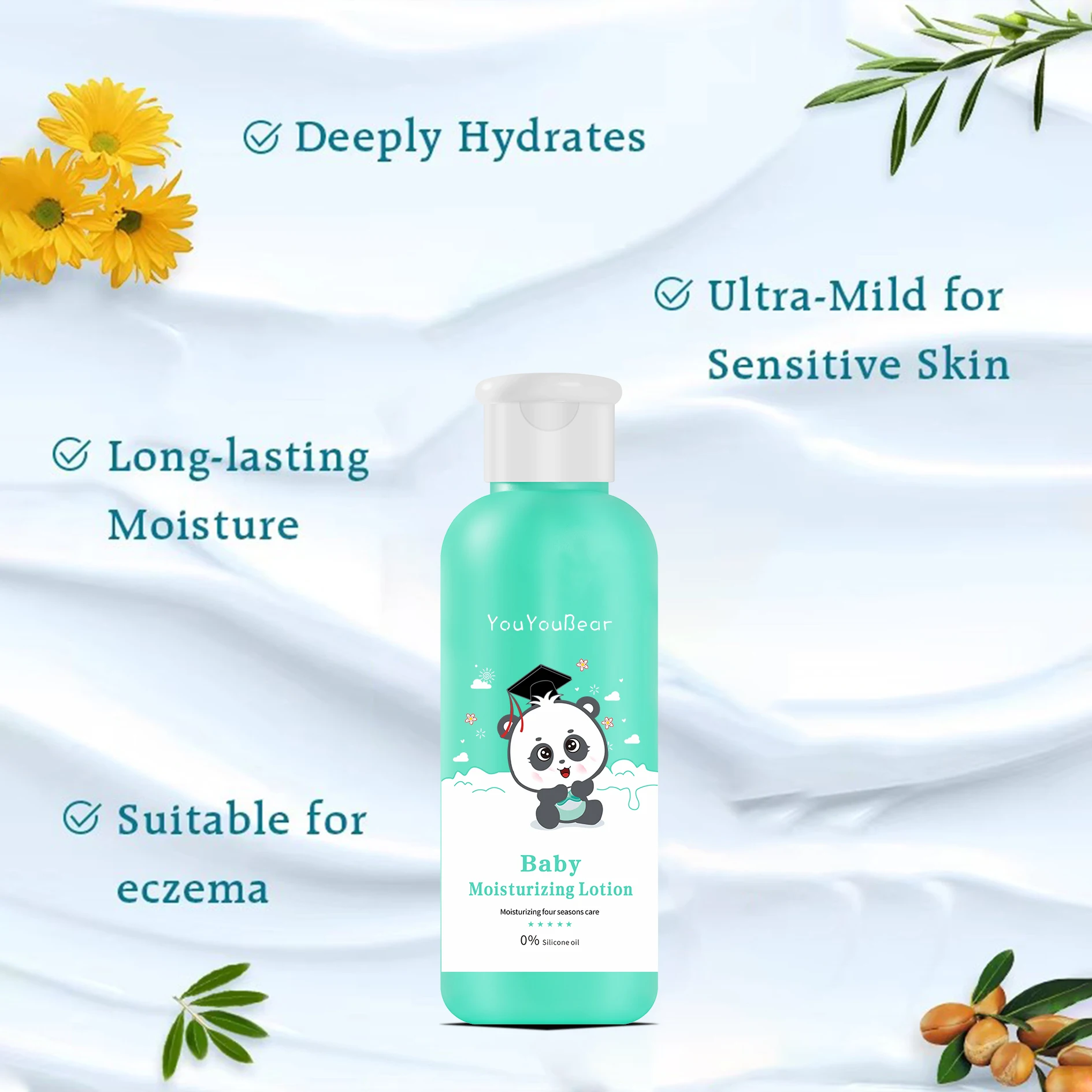 Wholesale high quality Baby lotion 100 ml Safety care nourish Moisture Baby Moisturizer