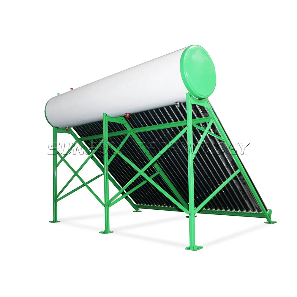 Popular Heat Pipe Solar Water Heater With Copper Coil