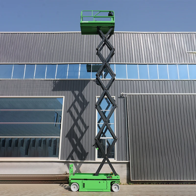 Aerial work platform lift table scissor lift mini auto crawler trolley small hydraulic self propelled electric scissor lift