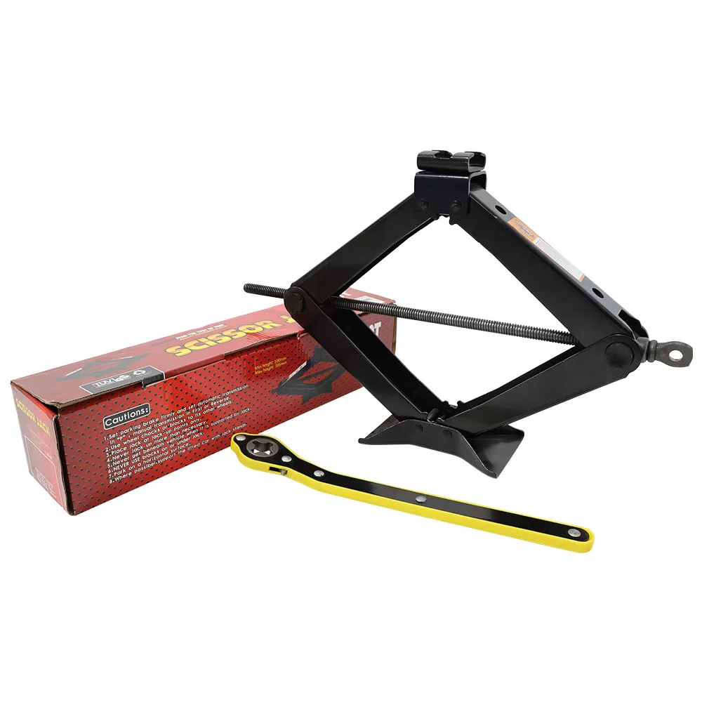 Manual jack portable 1 TON mechanical scissor jack design 1 T scissor car jack easy to use