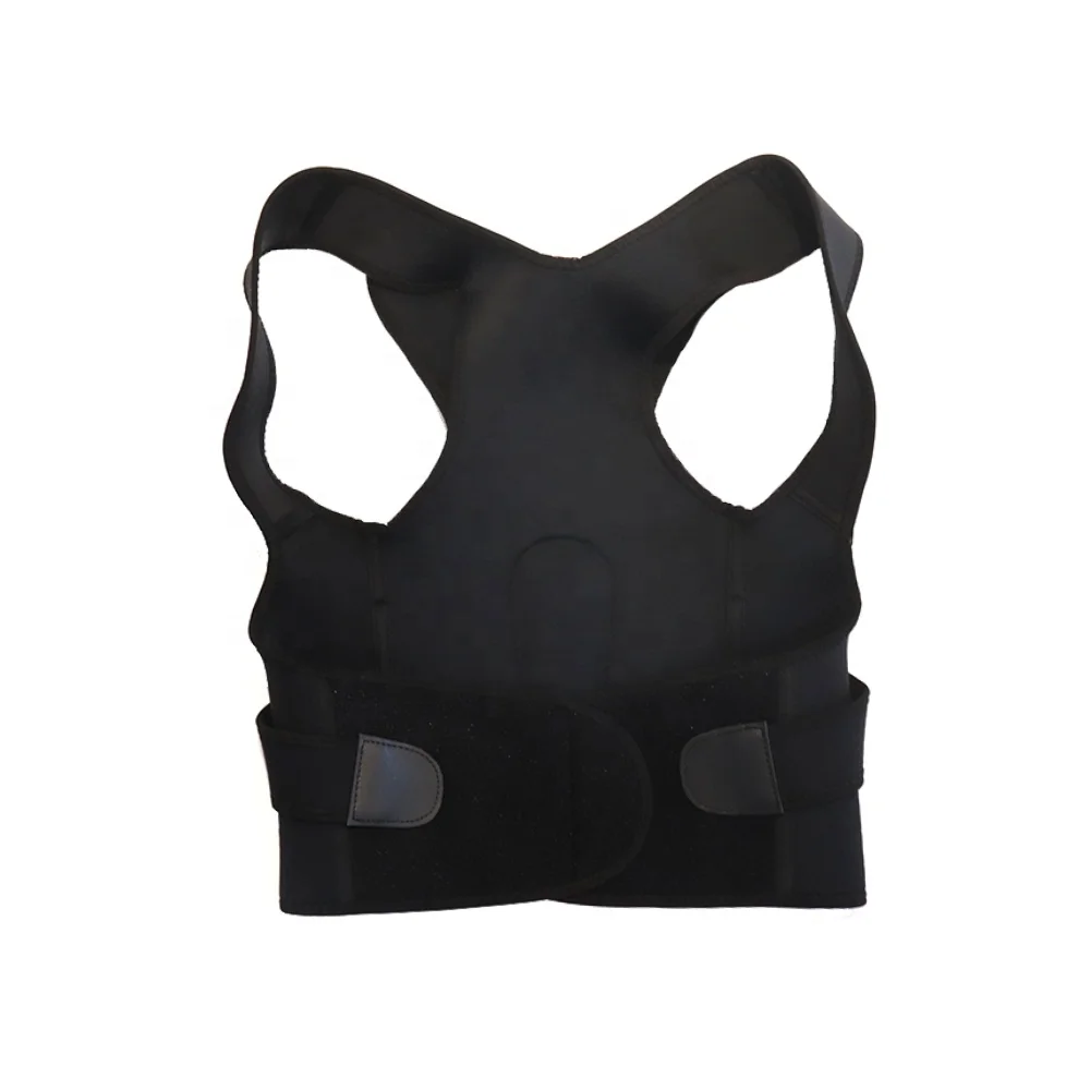 
2020 Top Sell Velvet neoprene fabric Correction Cervical vertebra Lumbar spine Back Shoulder waist Brace Posture Corrector belt 