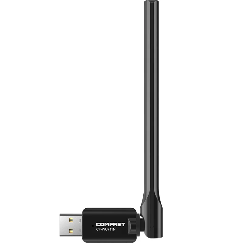 COMFAST CF-WU711N Wi-Fi адаптер 150 Мбит/с 2dBi ПК Wi Fi антенны модем 2 4G USB Ethernet
