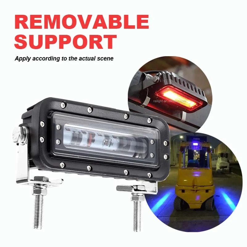 HOT SALE LED Red Stripe Zone Light For Forklift Danger Area Forklift Blue Spot Warning Lamp