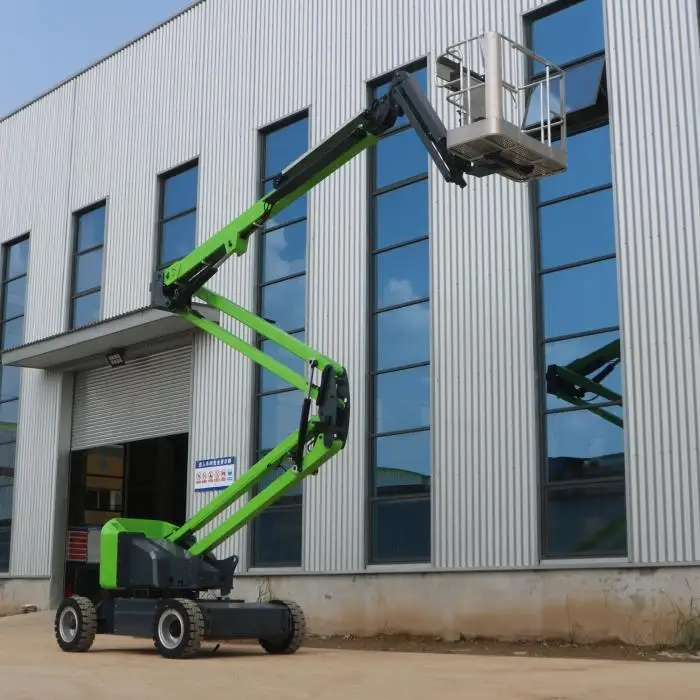 Construction Purpose Electric Boom Lift with Working Height 9m 11m 12m 14m  16m Best Price for Sale