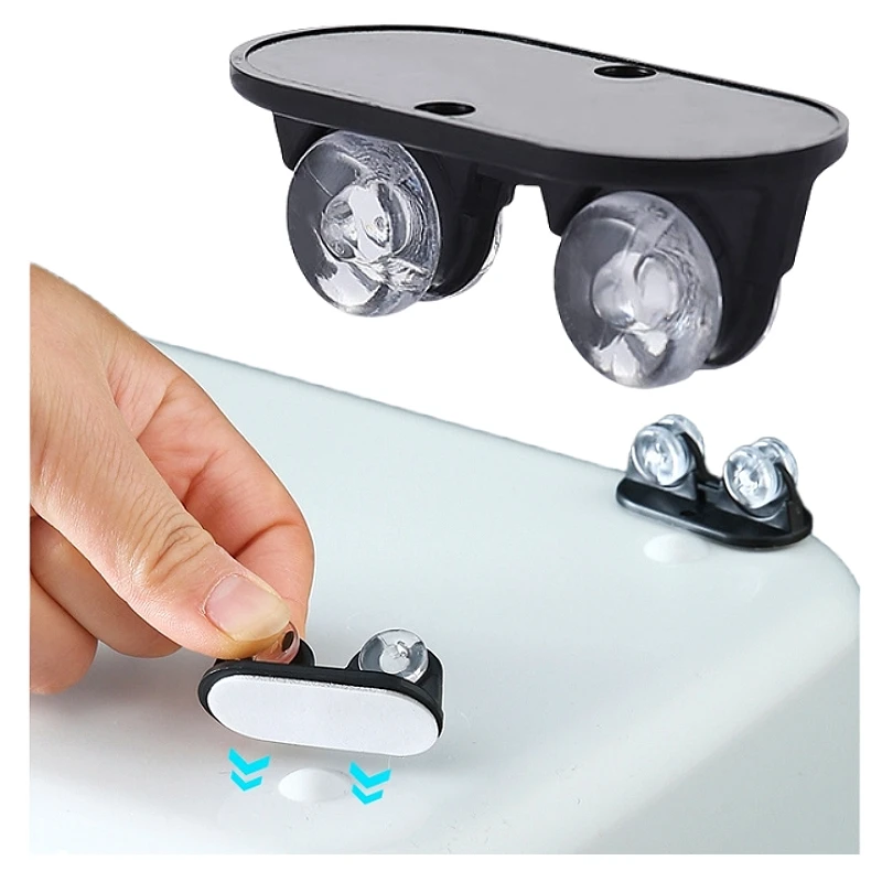 4PCS Non Punching Adhesive Furniture Ball Universal Pulley Household Mobile Base Accessories Trash Can Bottom Small Wheel