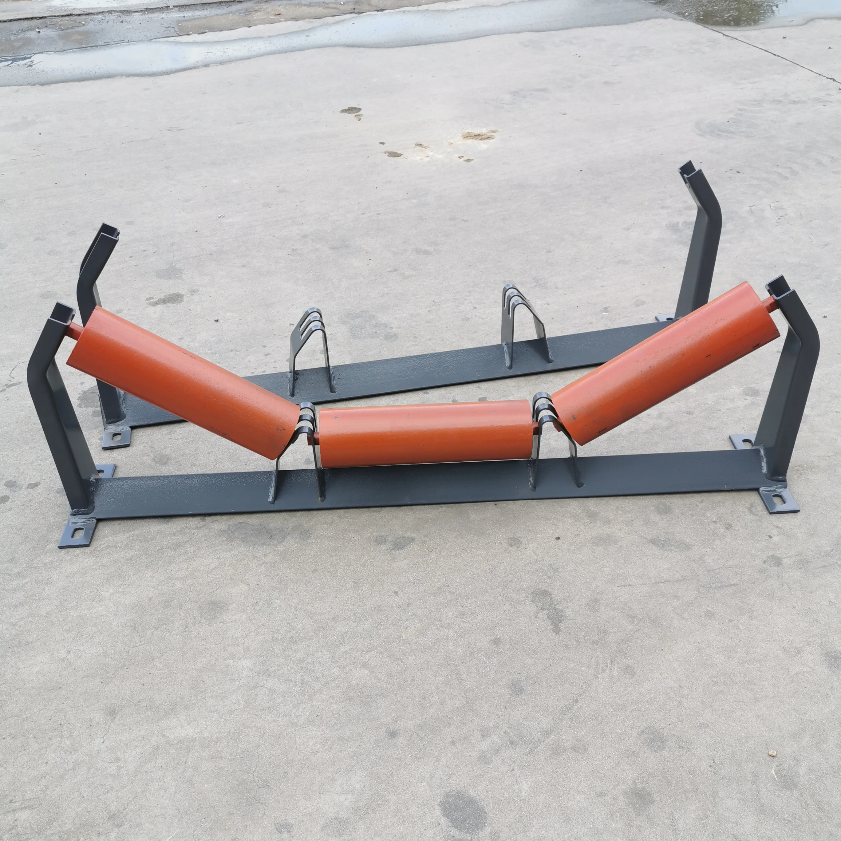 belt conveyor side guide roller Idler Troughing Steel carrier roller for crashing plant coal mining belt conveyor