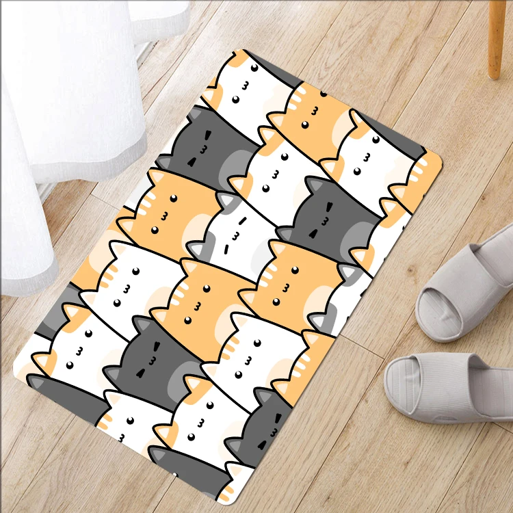 printing ink tuft door carpet mat with custom logo carpet tiles