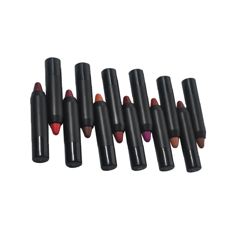 2022 New 12 Colors Velvet Matte Lipsticks Wax Pen Waterproof Sexy Red Lip Stick Makeup Lip Tint Pen Private Label Cosmetics