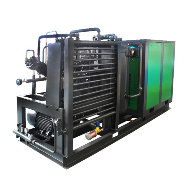 High Pressure 30 Bar 40 Bar Gas Booster Type Screw Air Compressor For PET Bottle Blowing Machine