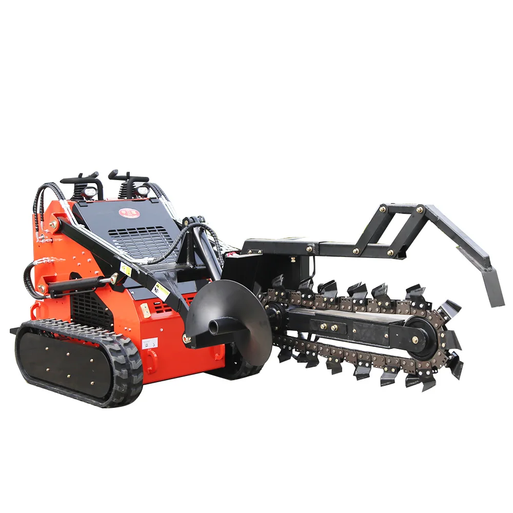 China Factory Multi-functional Skid Loaders Hot Sale Skid Steer Loader With Bucket Loader Attachment