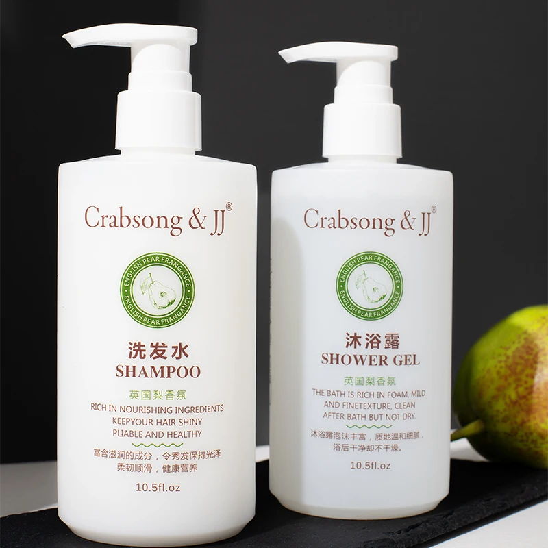 Crabsong&JJ Factory Direct Sale Personalized Luxury Travel Cosmetics Hotel Mini Shampoo For Hotel With Customise Logo