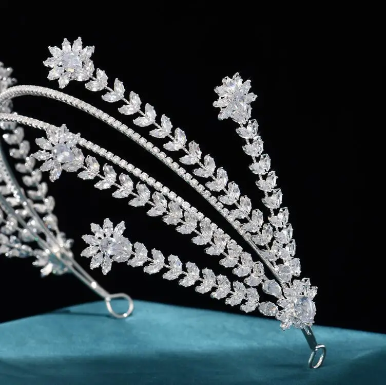 European Style Fashion Design Baroque Headband Niche Photo Studio Crystal Cheap Girls Personalized Large Pageant Tiaras Tiara