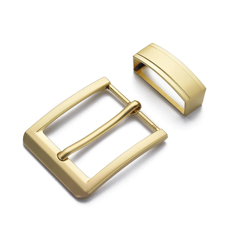 Wenzhou yuanqiao  Fashion 40mm chrome  Plating Zinc Alloy Metal Belt Set Pin Buckle