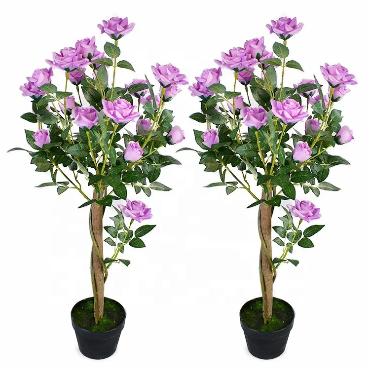 Artificial Flowers Red Silk Roses Velvet Flowers Long Stem Fake Rose Flowers Bouquet for Wedding Home